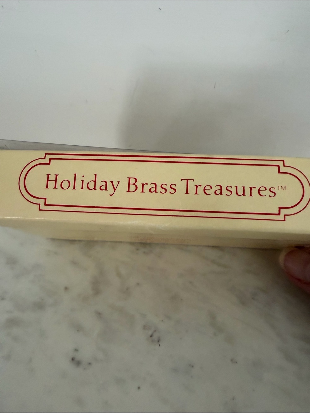 VTG Brass Christmas Ornaments lot of 5 - Picture 7 of 9